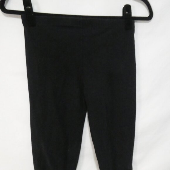 Unbranded | 12.5 inch waist measured | Black Leggings With Bottom Lace Hem - Picture 13 of 16